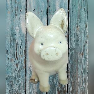 Ceramic Pottry Farm Home Style Pig